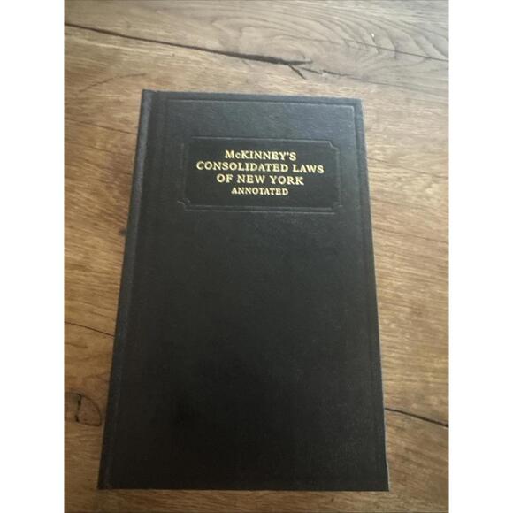 McKinney's Consolidated Laws of New York Annotated Book - Picture 1 of 5